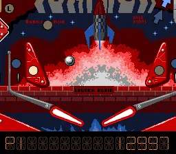 Pinball Dreams gameplay screenshot on SNES
