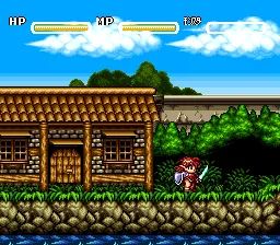 Popful Mail gameplay screenshot on SNES