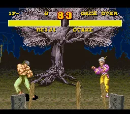 Power Instinct gameplay screenshot on SNES
