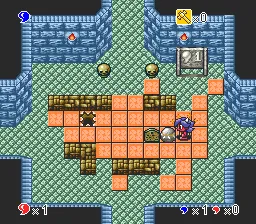 Power Soukoban gameplay screenshot on SNES