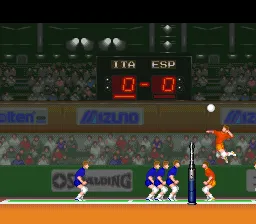 Power Spikes gameplay screenshot on SNES