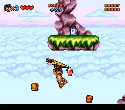 Prehistorik Man gameplay screenshot on SNES