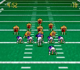 Pro Quarterback gameplay screenshot on SNES