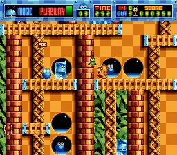Putty gameplay screenshot on SNES