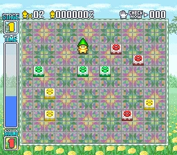 Puzzle'N Desu! gameplay screenshot on SNES
