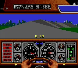 Race Drivin' gameplay screenshot on SNES