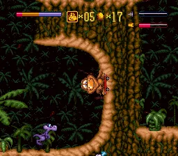 Radical Rex gameplay screenshot on SNES