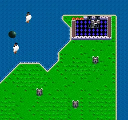 Rampart gameplay screenshot on SNES