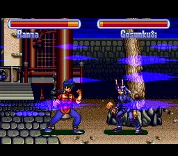 Ranma ½: Hard Battle gameplay screenshot on SNES