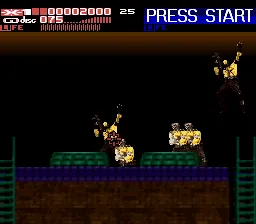 Revolution X gameplay screenshot on SNES
