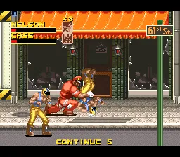 Rival Turf! gameplay screenshot on SNES