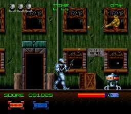 RoboCop 3 gameplay screenshot on SNES