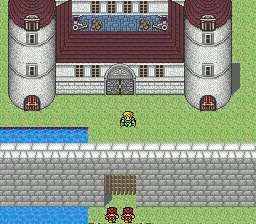 Romancing SaGa gameplay screenshot on SNES