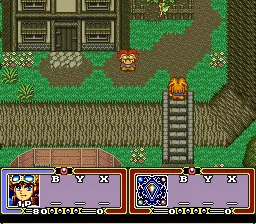 Ruin Arm gameplay screenshot on SNES