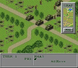 Sgt. Saunders' Combat! gameplay screenshot on SNES