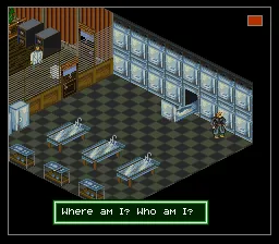 Shadowrun gameplay screenshot on SNES