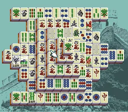 Shanghai II: Dragon's Eye gameplay screenshot on SNES