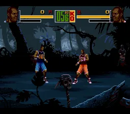 Shaq Fu gameplay screenshot on SNES