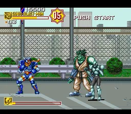 Sonic Blast Man II gameplay screenshot on SNES