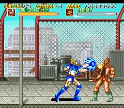 Sonic Blast Man gameplay screenshot on SNES