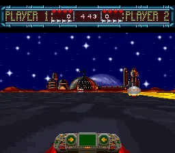 Space Football: One on One gameplay screenshot on SNES