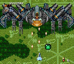 Space Megaforce gameplay screenshot on SNES