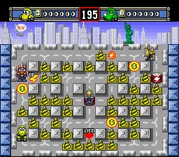 Spark World gameplay screenshot on SNES