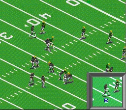 Sports Illustrated: Championship Football & Baseball gameplay screenshot on SNES