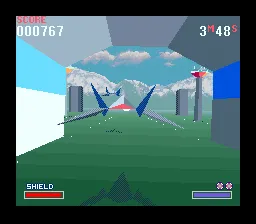Star Fox: Super Weekend gameplay screenshot on SNES