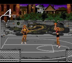 Street Sports: Jammit gameplay screenshot on SNES