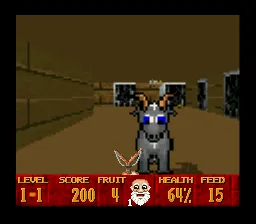 Super 3D Noah's Ark gameplay screenshot on SNES