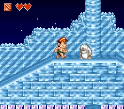 Super Adventure Island II gameplay screenshot on SNES