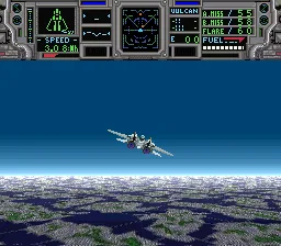 Super Air Diver gameplay screenshot on SNES