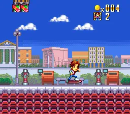Super Back to the Future Part II gameplay screenshot on SNES