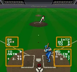 Super Baseball Simulator 1.000 gameplay screenshot on SNES