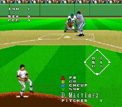 Super Bases Loaded 3: License to Steal gameplay screenshot on SNES