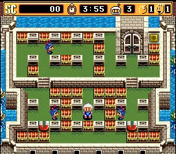 Super Bomberman 2 gameplay screenshot on SNES
