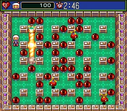 Super Bomberman 5 gameplay screenshot on SNES