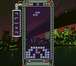 Super Bombliss gameplay screenshot on SNES