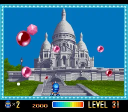 Super Buster Bros. gameplay screenshot on SNES