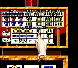 Super Caesars Palace gameplay screenshot on SNES