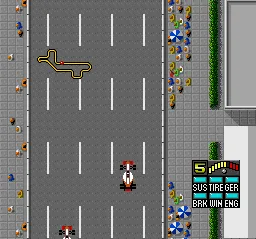 Super F1 Circus gameplay screenshot on SNES