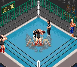 Super Fire Pro Wrestling Special gameplay screenshot on SNES