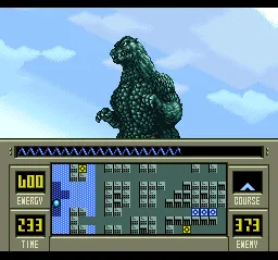 Super Godzilla gameplay screenshot on SNES
