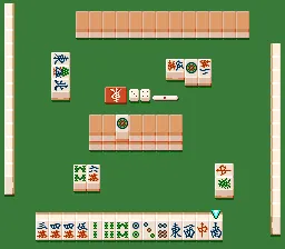 Super Mahjong Taikai gameplay screenshot on SNES
