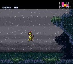 Super Metroid gameplay screenshot on SNES