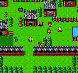 Super Ninja Boy gameplay screenshot on SNES