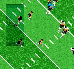 Super Play Action Football gameplay screenshot on SNES