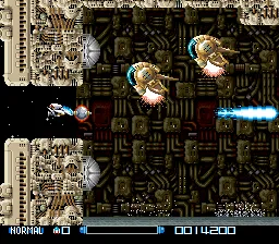 Super R-Type gameplay screenshot on SNES