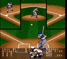Super R.B.I. Baseball gameplay screenshot on SNES